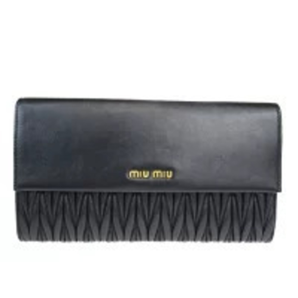 Miu Miu clutch bag black leather